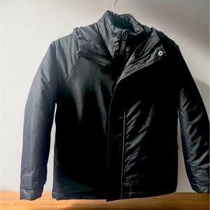 Boys Solid Puffers Jacket